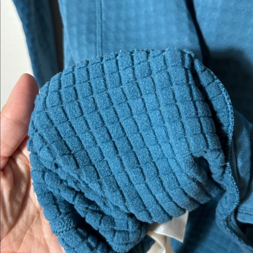 Patagonia Turquoise R1 Pullover Fleece Half Zip Size Small | gorpcore | outdoor - Picture 6 of 7
